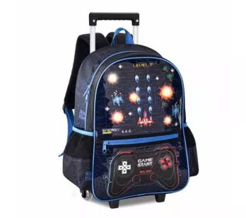 Mochila de Rodinhas Interativa - Game Start - Clio Style