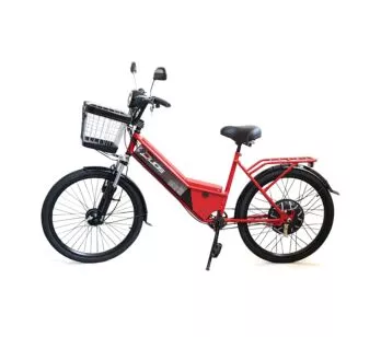 Bicicleta Elétrica - Aro 24 - New Confort 800w - Vermelha - Duos Bikes