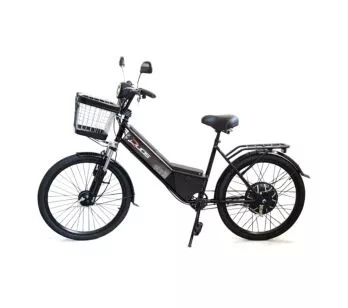 Bicicleta Elétrica - Aro 24 - New Confort 800w - Preta - Duos Bikes