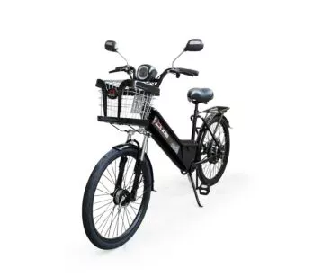 Bicicleta Elétrica - New Duos Confort - 800W Lithium - Preta - Duos Bikes