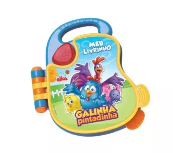 Livro Musical Infantil - Meu Livrinho - Galinha Pintadinha - Elka