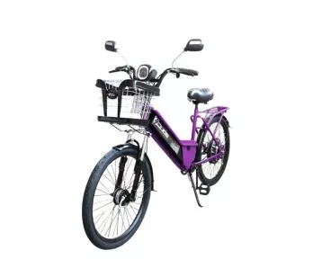 Bicicleta Elétrica - New Duos Confort - 800W Lithium - Violeta - Duos Bikes