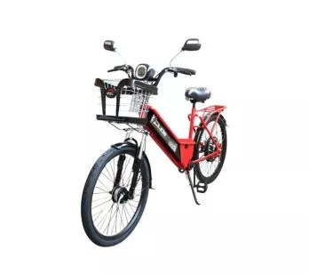 Bicicleta Elétrica - Aro 24 - New Confort 800w Lithium - Vermelha - Duos Bikes