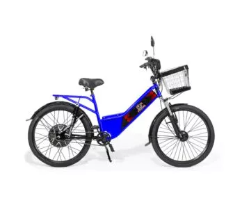 Bicicleta Elétrica - New Street Plus 800w - Azul - Plug and Move