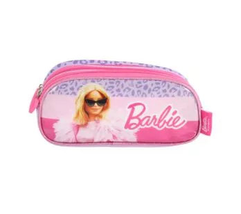 Estojo Infantil Escolar Triplo - Barbie Sunglass - Luxcel