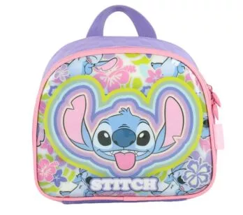 Lancheira Térmica Infantil - Disney Stitch Flores - Luxcel