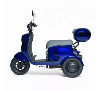 Triciclo Elétrico - MIA Tri 800w Lithium - Azul - Moto Chefe