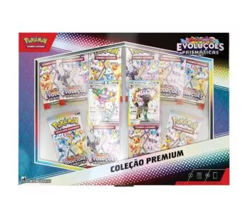Box de Cartas - Pokémon Evoluções Prismáticas - Premium - Copag