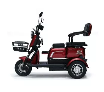 Triciclo Elétrico - New Smart PAM 1000w Lithium - Vermelho - Plug and Move