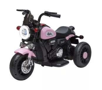 Mini Moto Elétrica Infantil - Halei Street Tracker - 6v - Rosa - Zippy Toys