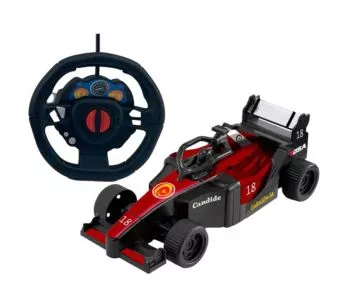 Carrinho de Controle Remoto - Fórmula GSA Racing Team - Vermelho - Candide