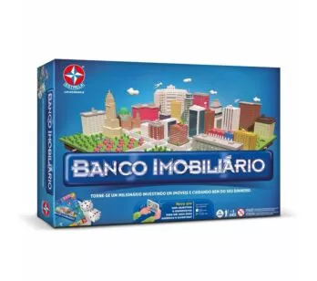Jogo de Tabuleiro - Banco Imobiliário Grande - Estrela