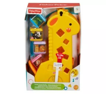 Figura com Atividades - Girafa com Blocos Surpresa - Fisher-Price