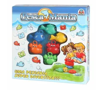 Jogo de Pesca Infantil - Pesca Mania - Braskit