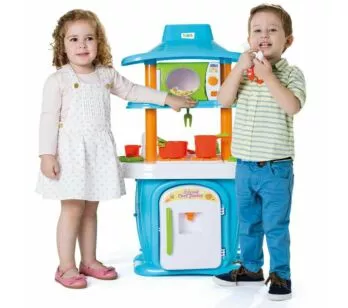 Cozinha Infantil Completa - Le Grand Chef Júnior - Azul - TaTeTi