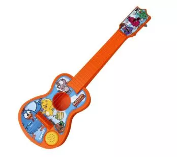 Violão Sonoro Infantil - Galinha Pintadinha - Laranja - Elka