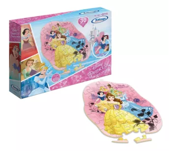 Quebra Cabeça Infantil Princesas Disney - 30 Peças - Xalingo