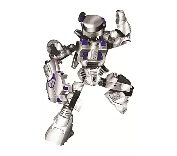 Blocos de Montar - Robô Guerreiro - White Armor - 55 Peças - Xalingo