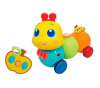 Figura Interativa com RC - Motion Fun - Lagarta Divertida - Winfun - Yes Toys