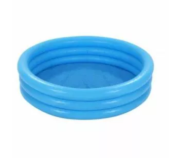 Piscina Infantil Azul Cristal Inflável - Redonda - 156 Litros - INTEX