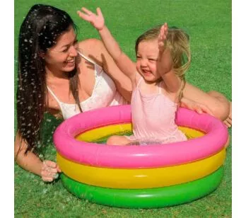 Piscina Redonda Infantil Inflável - Pôr do Sol - 34 litros - INTEX