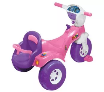 Triciclo Infantil - Tico-Tico Baby com Cadeirinha para Boneca - Magic Toys