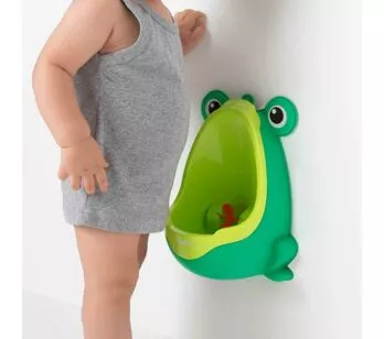 Mictório Infantil - Penico com Recipiente Removível - Sapinho - Verde - Buba