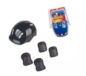 Kit Proteção Capacete + Cotoveleira + Joelheira - Fênix_KCP02A_1