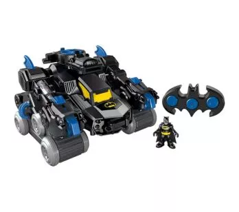 Veículo e Robô Batman - Batbot DC Super Friends - Imaginext