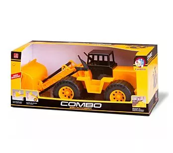 Trator Roda Livre - Combo - Escavadeira - Cardoso Toys
