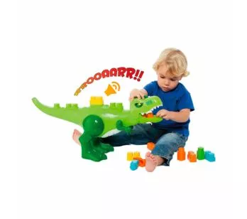 Blocos de Montar - Baby Land - Dino Jurássico - 30 Peças - Cardoso Toys