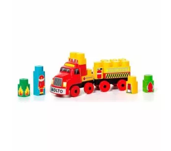 Blocos de Montar - Baby Land - Bombeirinho - 25 peças - Cardoso Toys