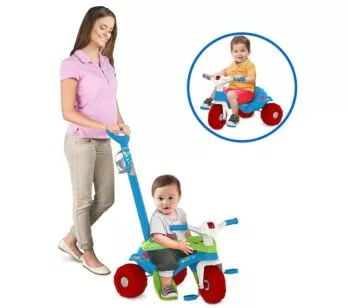 Triciclo Motoka Adventure - Passeio & Pedal - Azul - Bandeirante