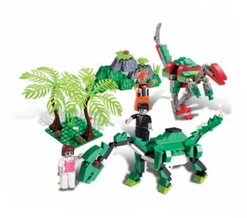 Blocos de Montar - Dino Saga - Safari de Exploração - 271 Peças - Xalingo