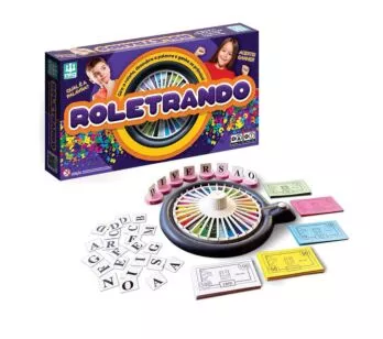 Jogo Infantil de Roleta - Roletrando - Nig Brinquedos