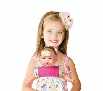 Boneca Totsy Com Cabelo - 113 Frases - Super Toys_331_1