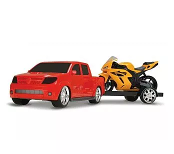 Veículo Roda Livre - Pick-Up Vision - Moto Racing - Sortido - Roma Brinquedos
