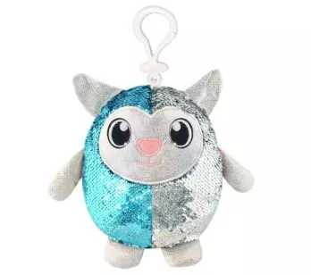 Pelúcia Infantil - Shimmeez - Cordeiro - Azul-Prata - Toyng