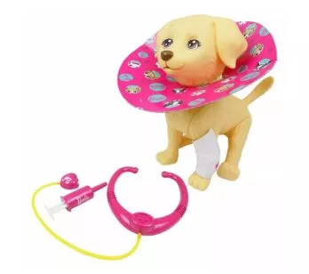 Cachorrinho com Acessórios - Pet da Barbie Veterinária - Pupee