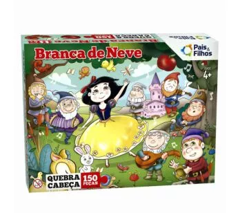 Quebra-Cabeça Infantil - 150 Peças - Branca de Neve - Pais e Filhos