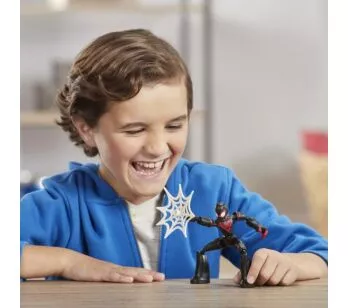 Boneco Miles Morales - Bend and Flex - Homem-Aranha - Marvel - Hasbro