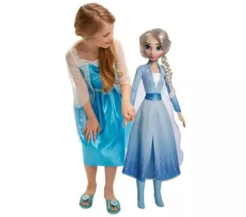 Boneca de Vinil - 80 cm - My Size - Disney Frozen 2 - Elsa - Baby Brink