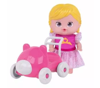 Bonequinha com Acessórios - Princesas Disney - Aurora no Quadriciclo - Cotiplás