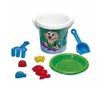 Balde de Praia Infantil - Turma da Mônica - Cebolinha e Cascão - Rosita