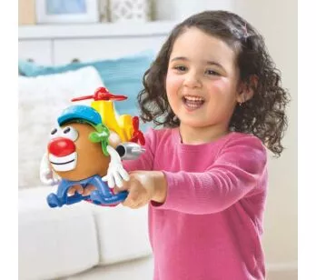 Boneco Sr. Cabeça de Batata - Nas Alturas - Helicóptero Divertido - Hasbro