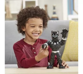 Boneco Articulado - Mega Mighties - Marvel Super Hero - Pantera Negra - Hasbro