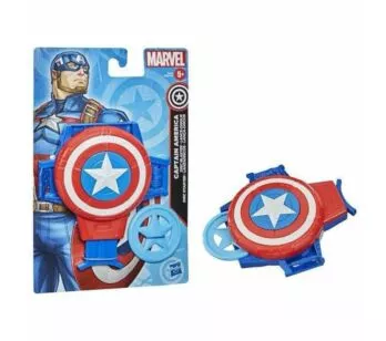 Lançador com Acessório - Marvel - Capitão América - Escudo Lança Discos - Hasbro