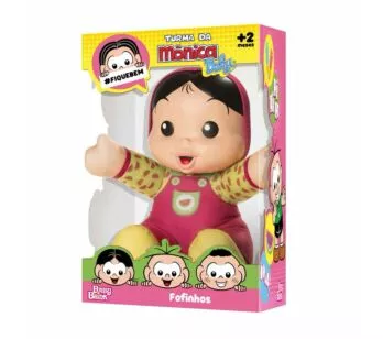 Boneca Fofinha - 22 cm - Turma da Mônica Baby - Magali - BabyBrink