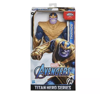 Boneco Articulado - Marvel Avengers - Titan Hero - Thanos - Deluxe - Hasbro