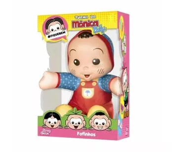 Boneco Fofinho - 22 cm - Turma da Mônica Baby - Cascão - BabyBrink